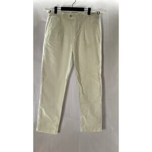 SCOTCH & SODA AMSTERDAM Men's Cream Adjustable Strap Straight-Leg Pants SZ 30X32